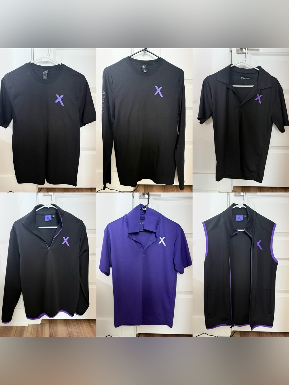 (6) Men's Extra Small XS Xfinity Comcast Work Shirts for Retail Storesrr